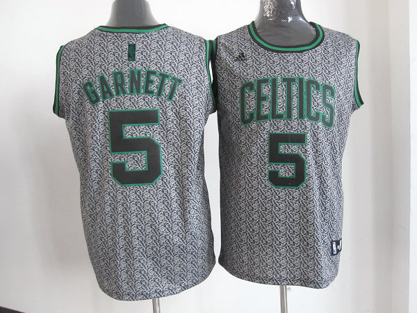  NBA Boston Celtics 5 Kevin Garnett Static Fashion Swingman Jersey